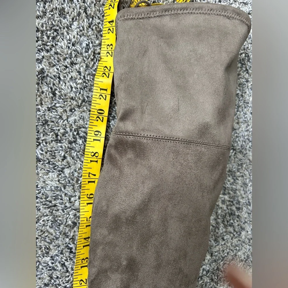 Marc Fisher New Without Box Over the Knee Vegan Taupe Suede size 11 - Picture 6 of 9